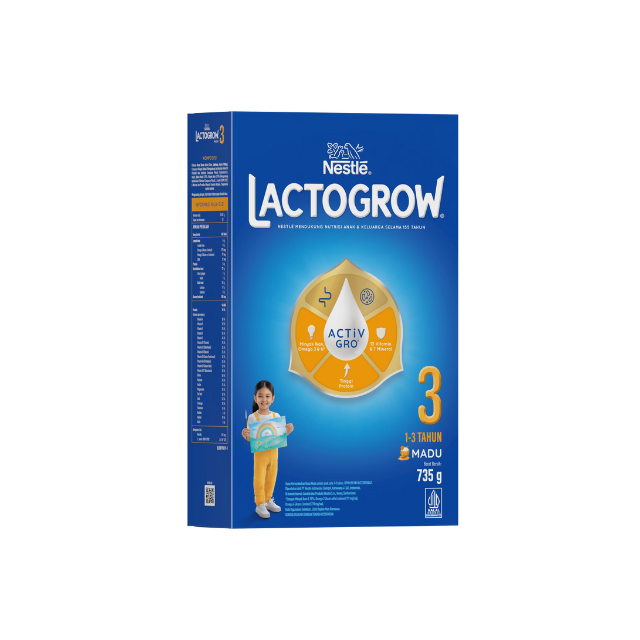 Lactogrow 3 Happynutri Madu 735gr