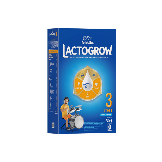 Lactogrow 3 Happynutri Vanilla 735g