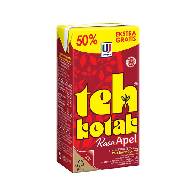 Teh Kotak Apel 300ml