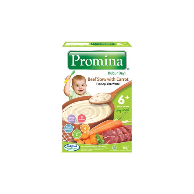 Promina 6+ Tim Sapi & Wortel 120g