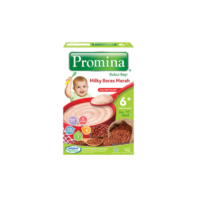 Promina 6+ Milky Beras Merah 120g