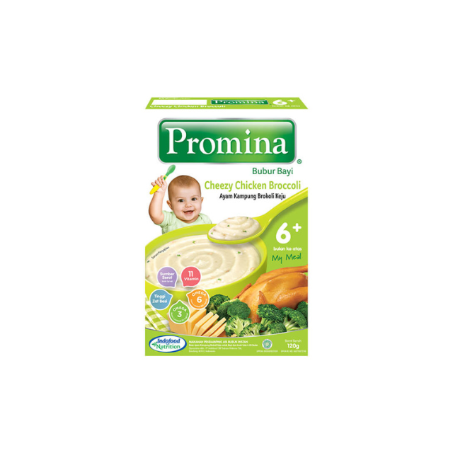 Promina 6+ Ayam Kampung Brokoli Keju 120g