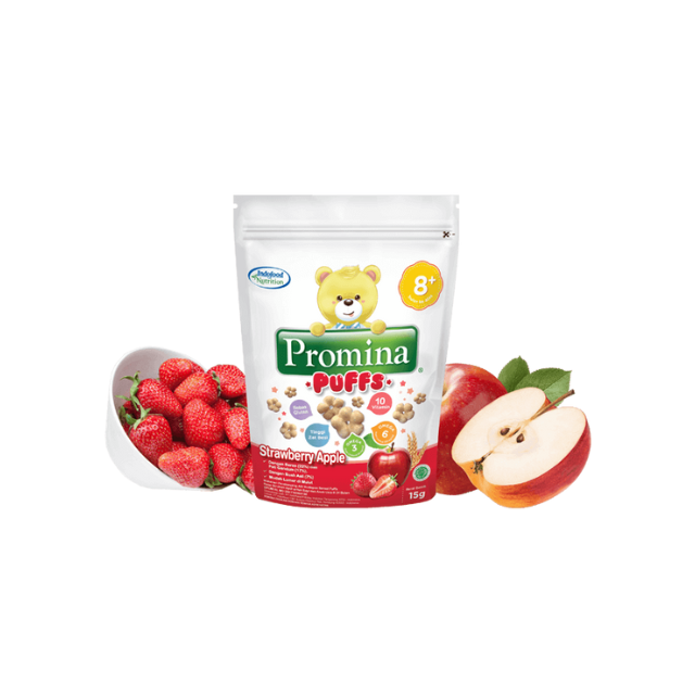 Promina Puffs Strawberry Apple 15g